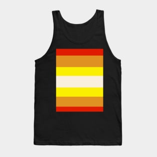 Red, Orange & Yellow Retro Stripe Tank Top